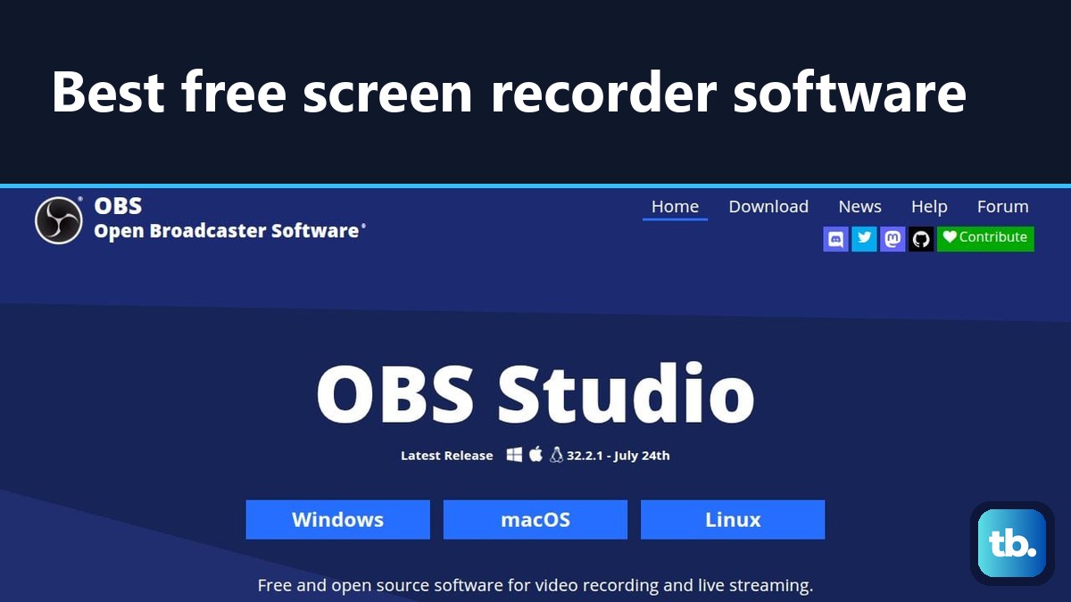 Best free screen recorder software | Technobezz