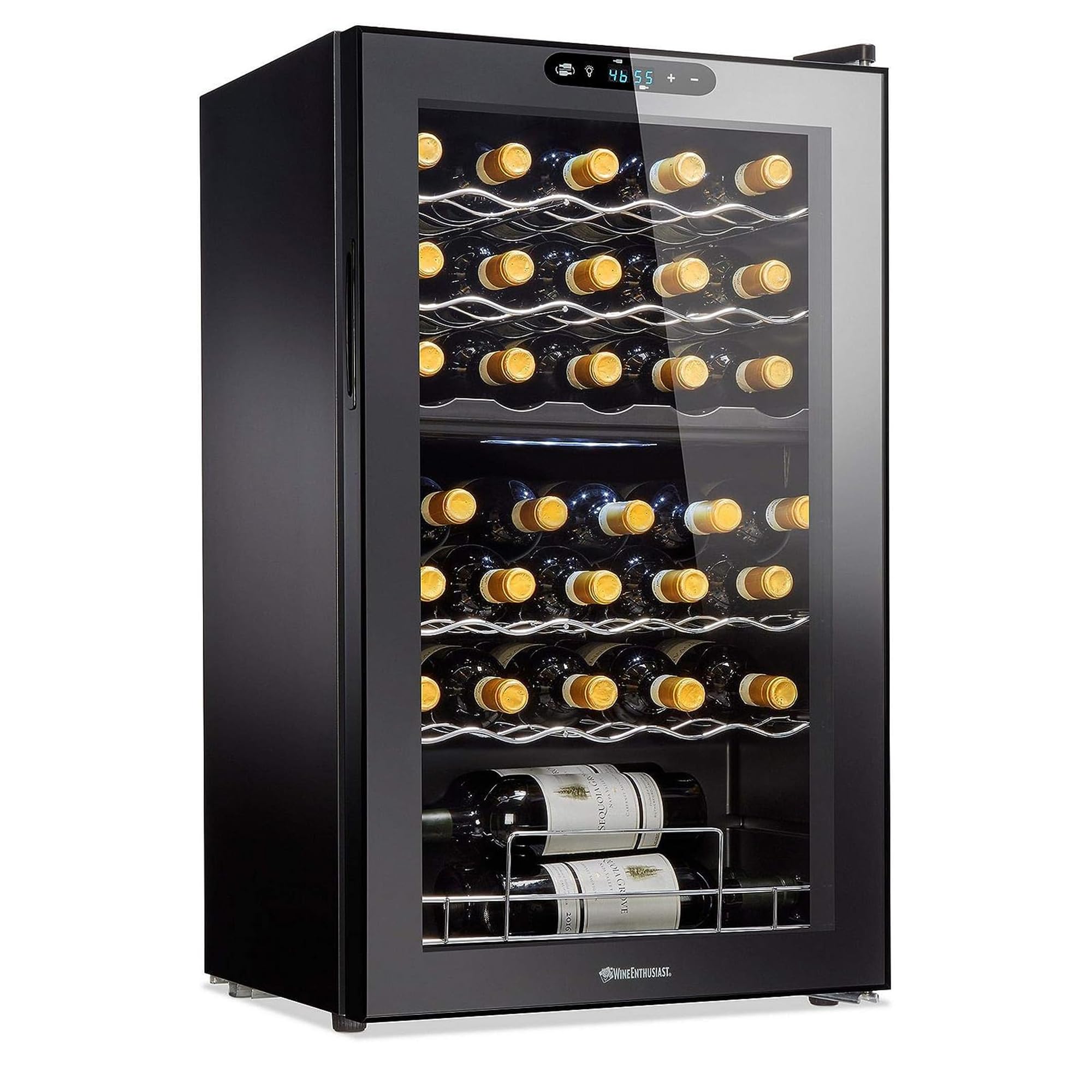 Wine Enthusiast 32-Bottle Dual Zone MAX Compressor Wine Cooler