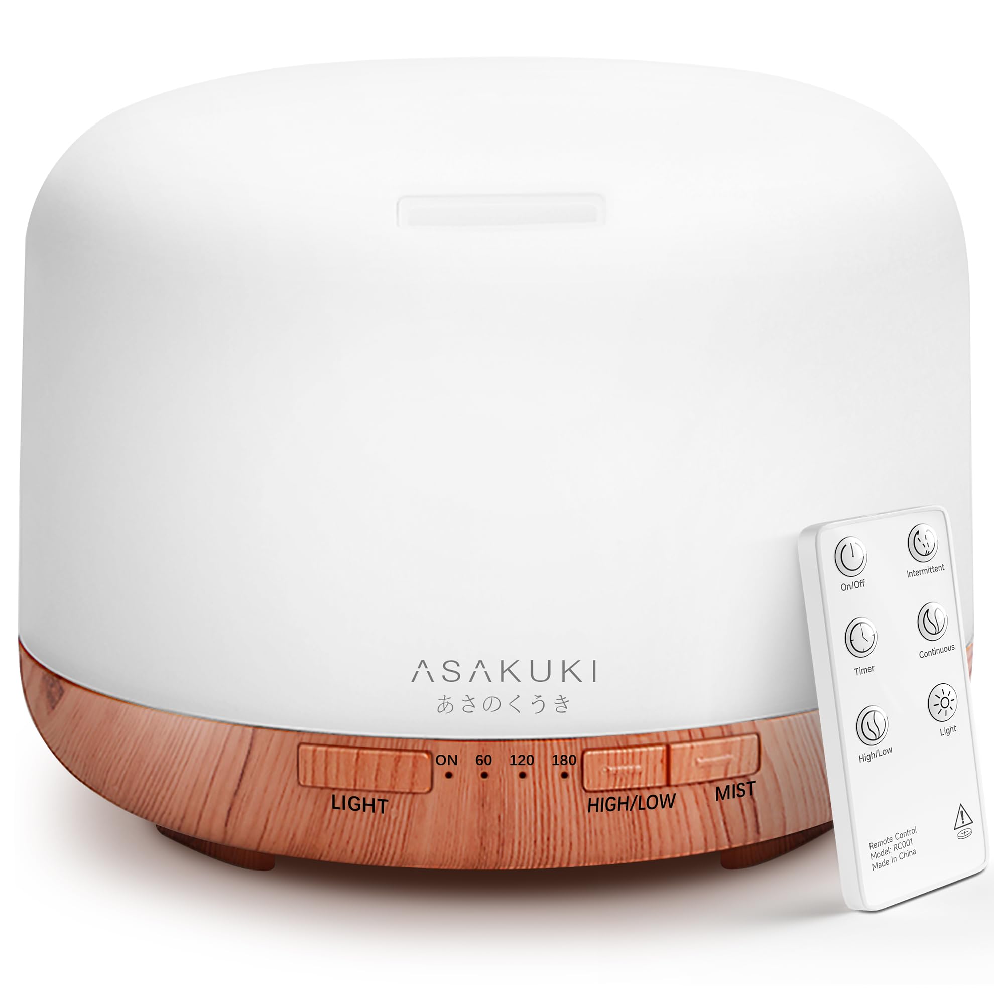 Asakuki 500ml Essential Oil Diffuser