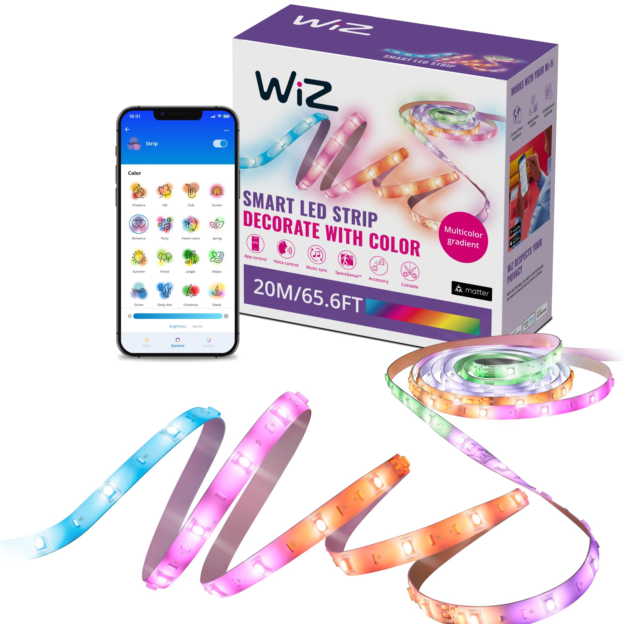 WiZ Smart RGBIC LED Light Strip