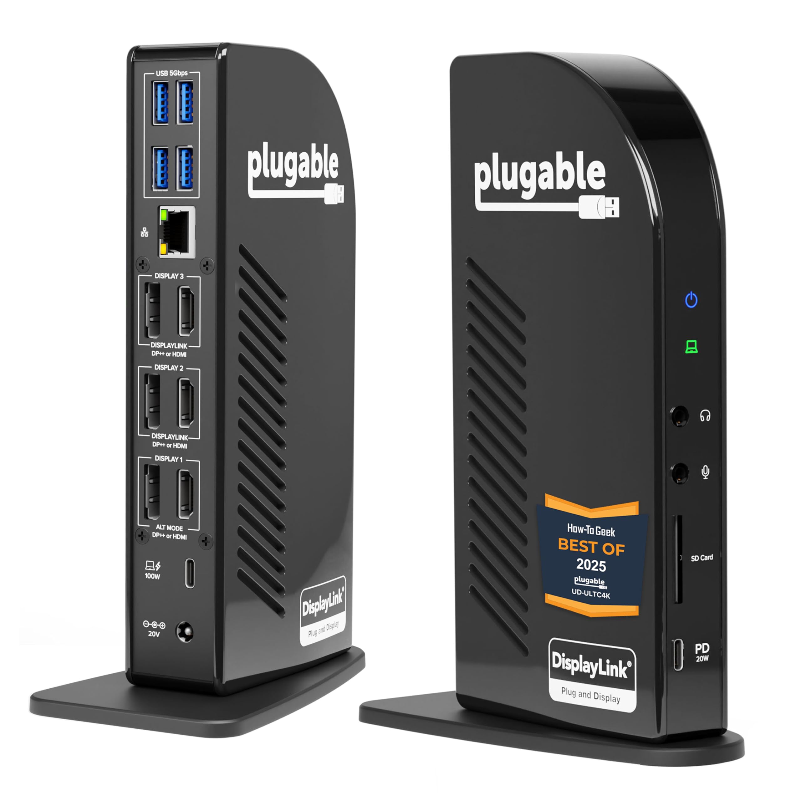Plugable USB-C Triple 4K Monitor