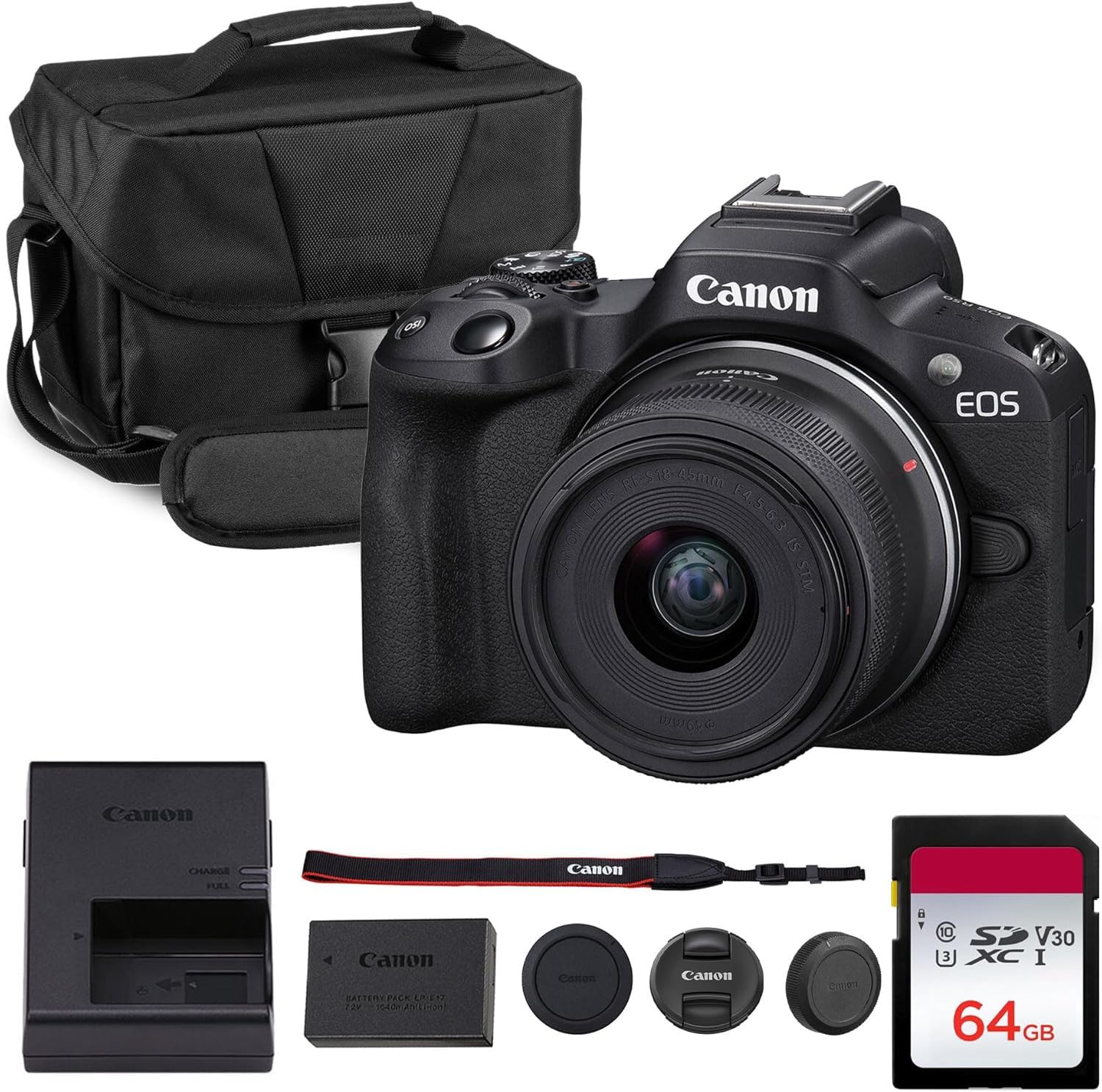 Canon EOS R50 with RF-S 18-45mm