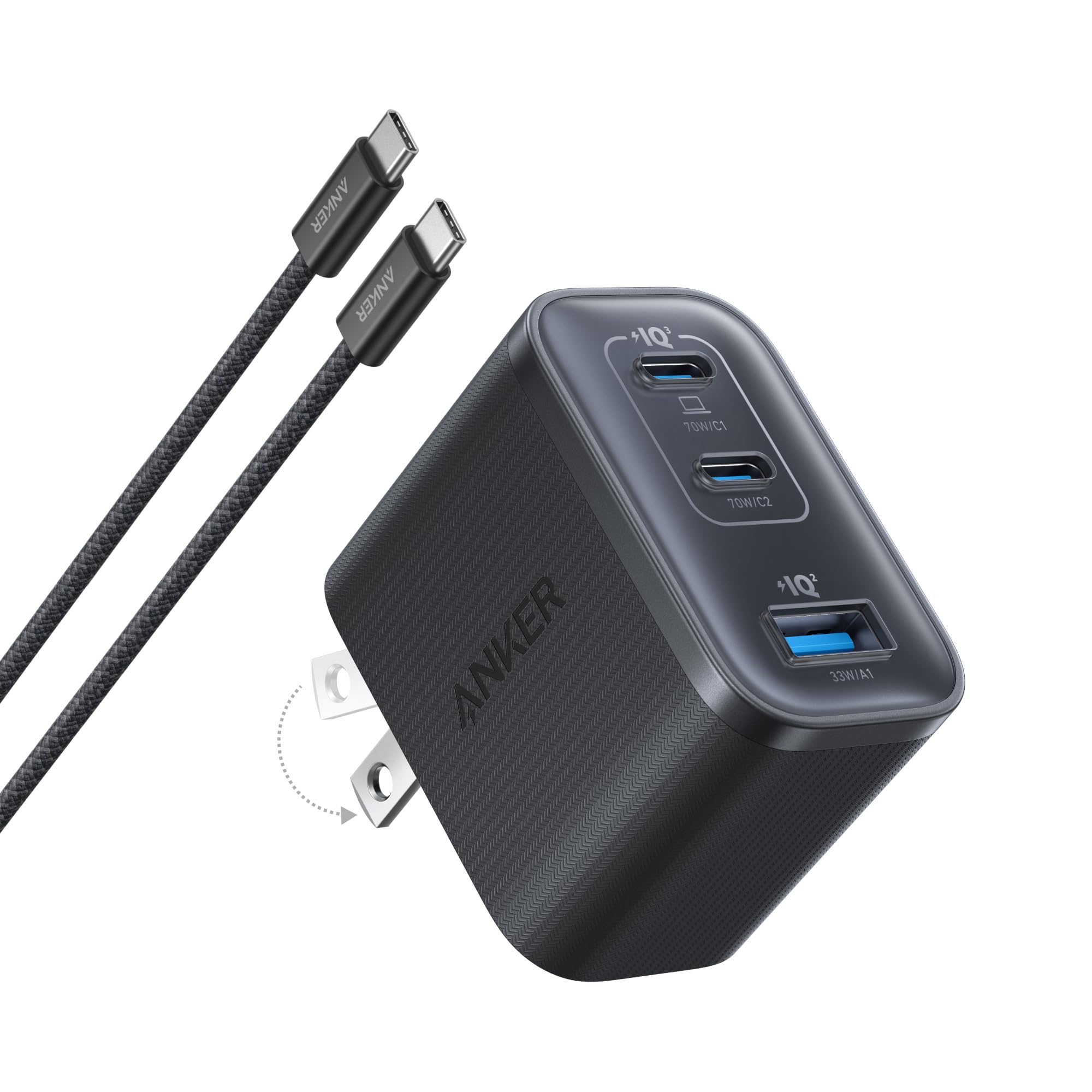 Anker Nano Charger 70W 3-Port