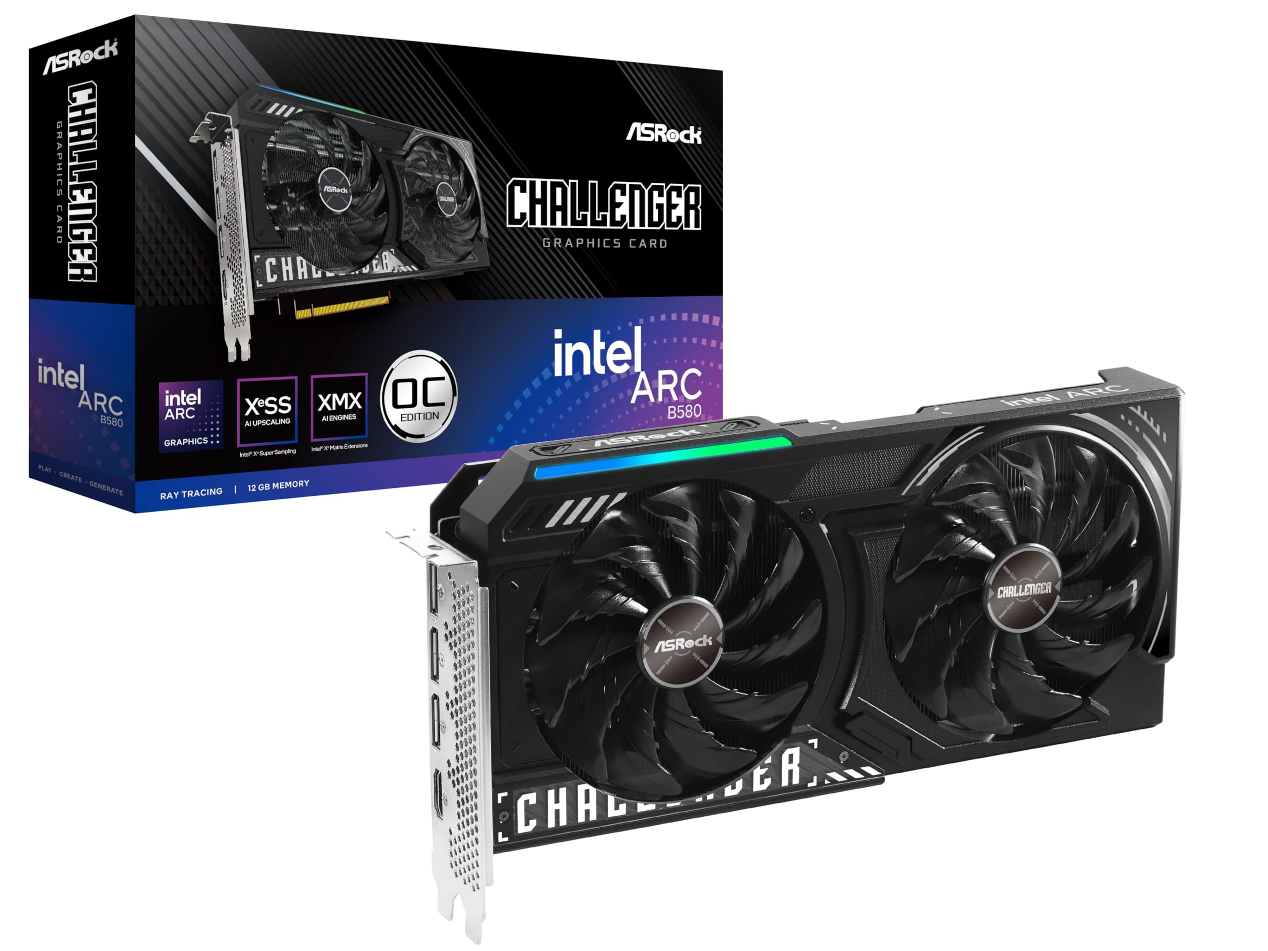 ASRock Intel Arc B580 Challenger OC 12GB