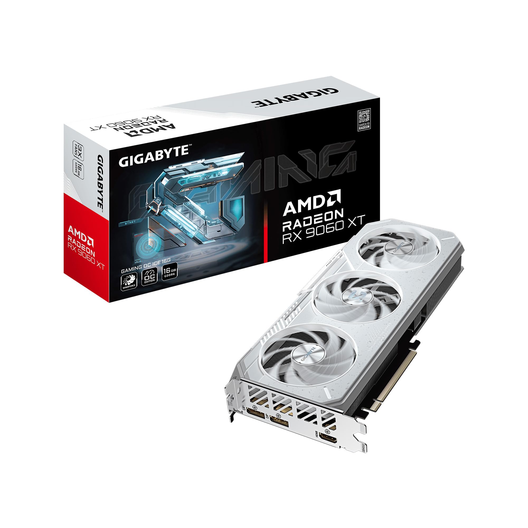 Gigabyte Radeon RX 9060 XT Gaming OC ICE 16G