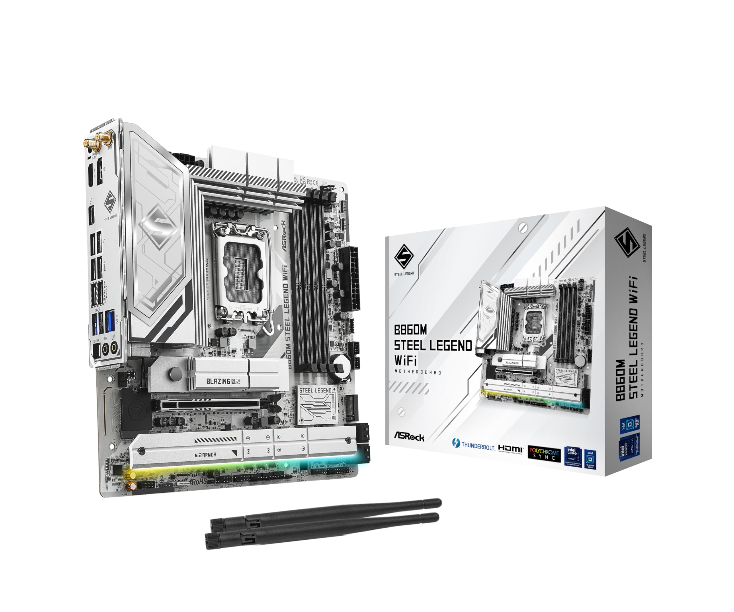 ASRock B860M Steel Legend WiFi Micro-ATX