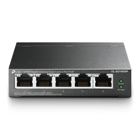 TP-Link TL-SG1005P 5-Port Gigabit PoE+