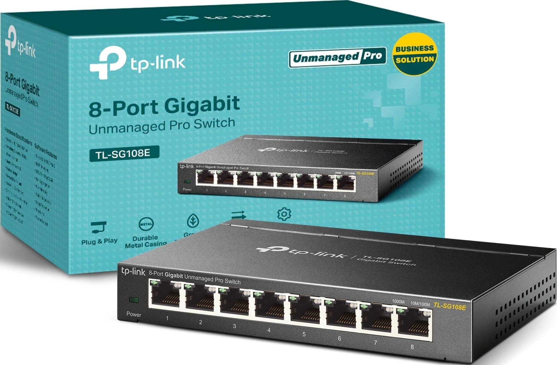 TP-Link TL-SG108E 8-Port Gigabit Easy Smart