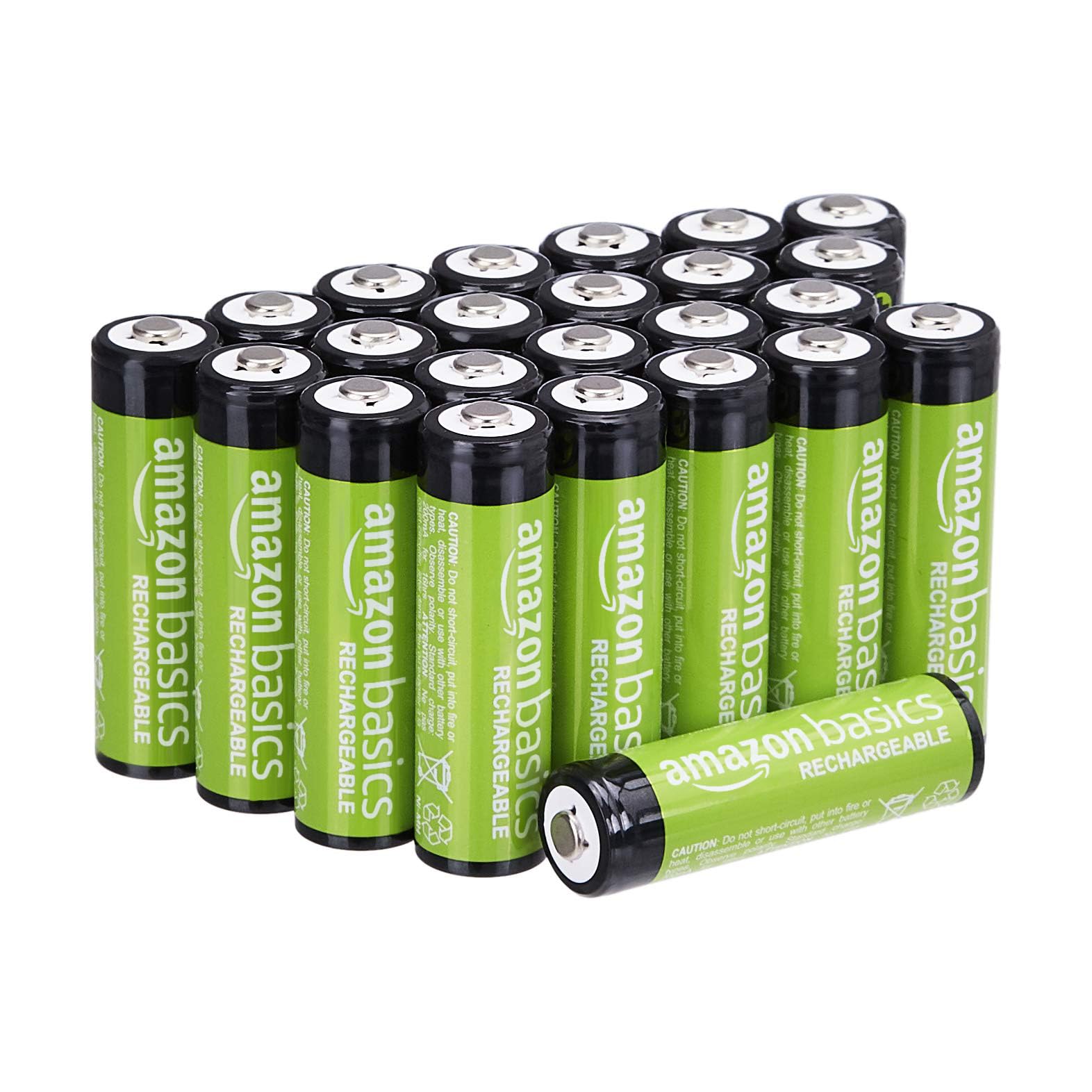 Amazon Basics Rechargeable AA 2000 mAh 24-Pack
