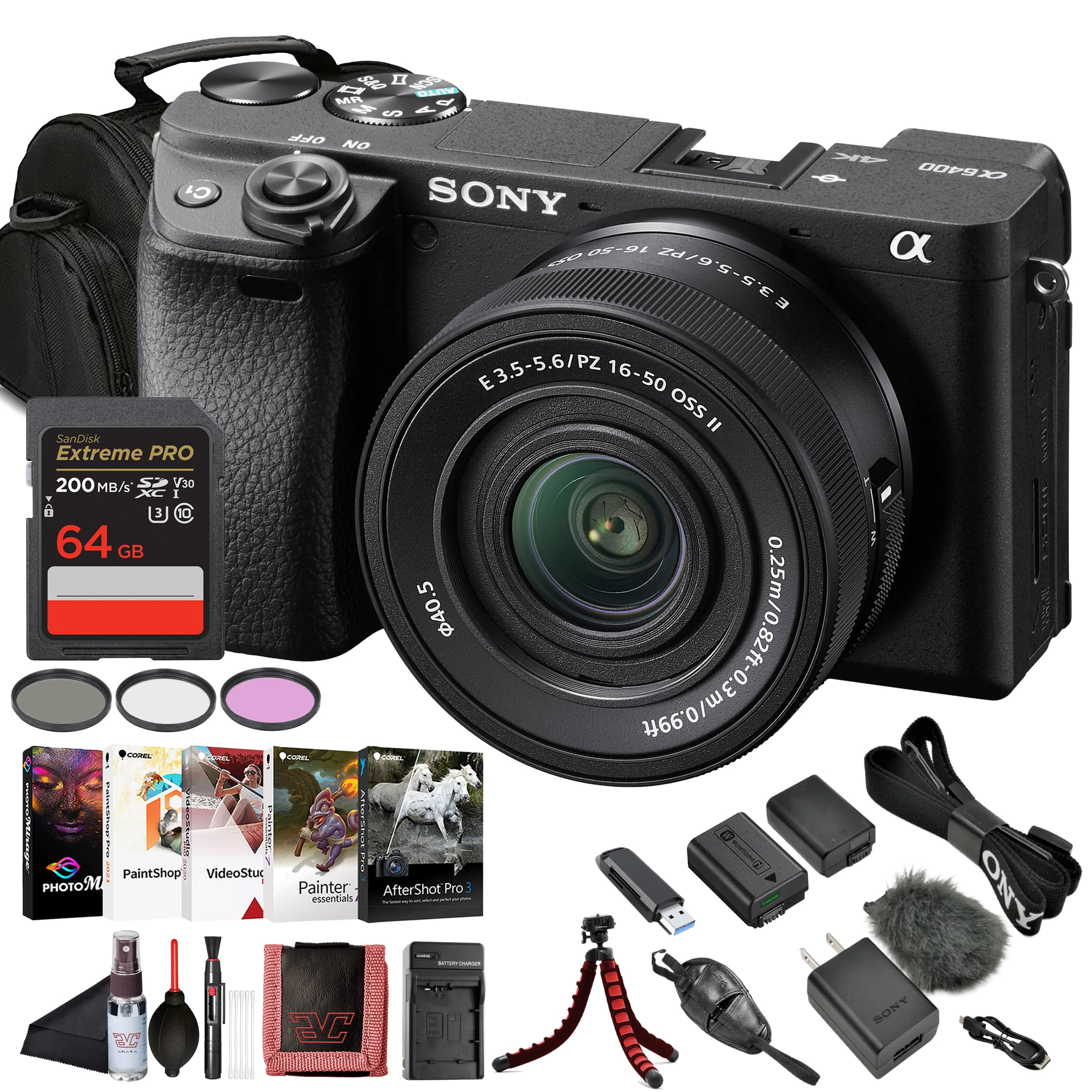 Sony a6400 with 16-50mm