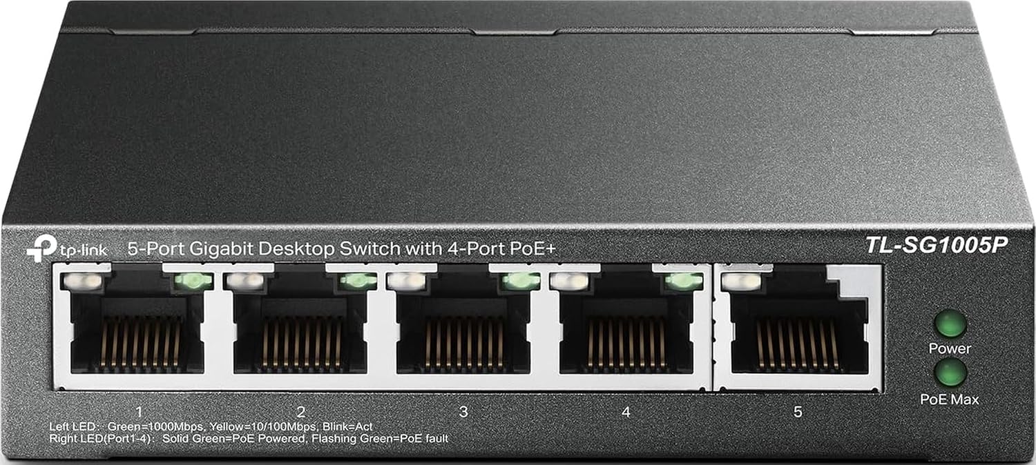 TP-Link TL-SG1005P 5-Port Gigabit PoE+