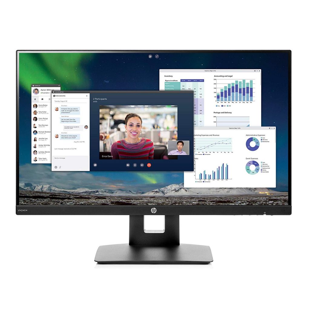 Monitor compatible con el medio ambiente HP