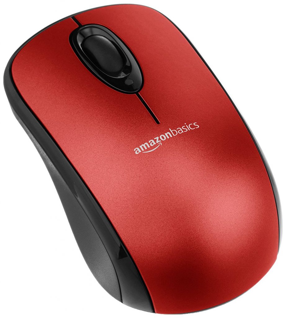 AmazonBasics Wireless Mouse with Nano Receiver