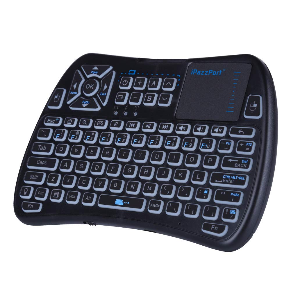 iPazzPortRGB BacklitBluetooth-Tastatur