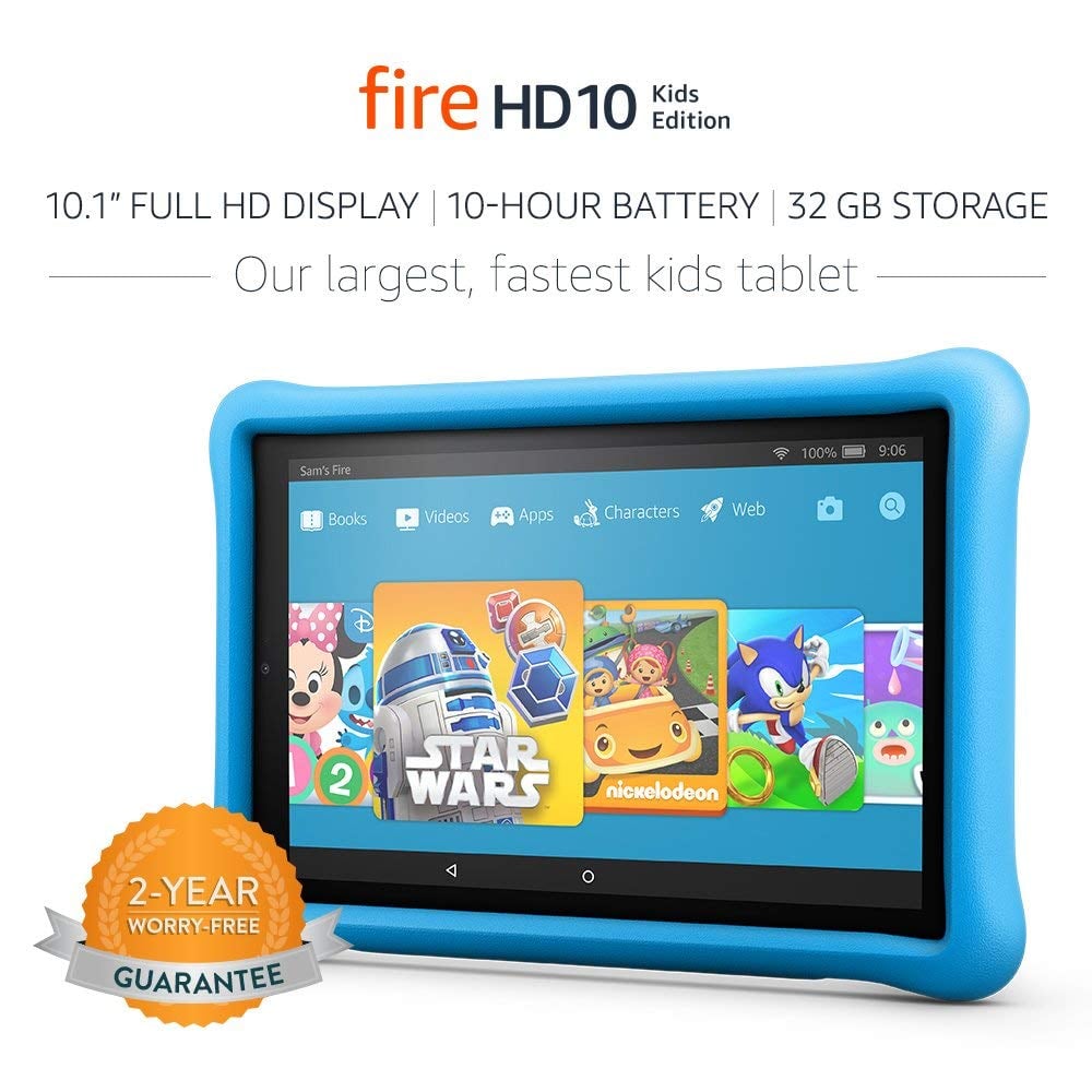 Fire HD 10 Kids Edition Tablet with 10.1-inch Display