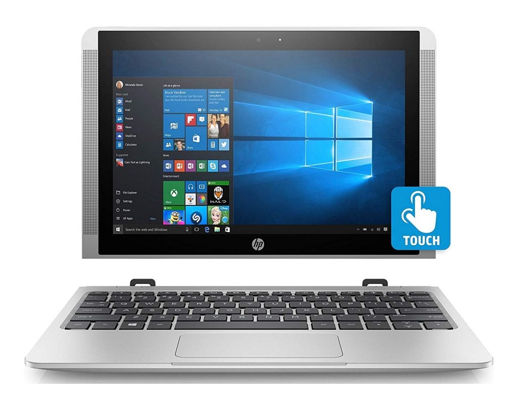 Laptop desmontable con pantalla táctil IPS HP