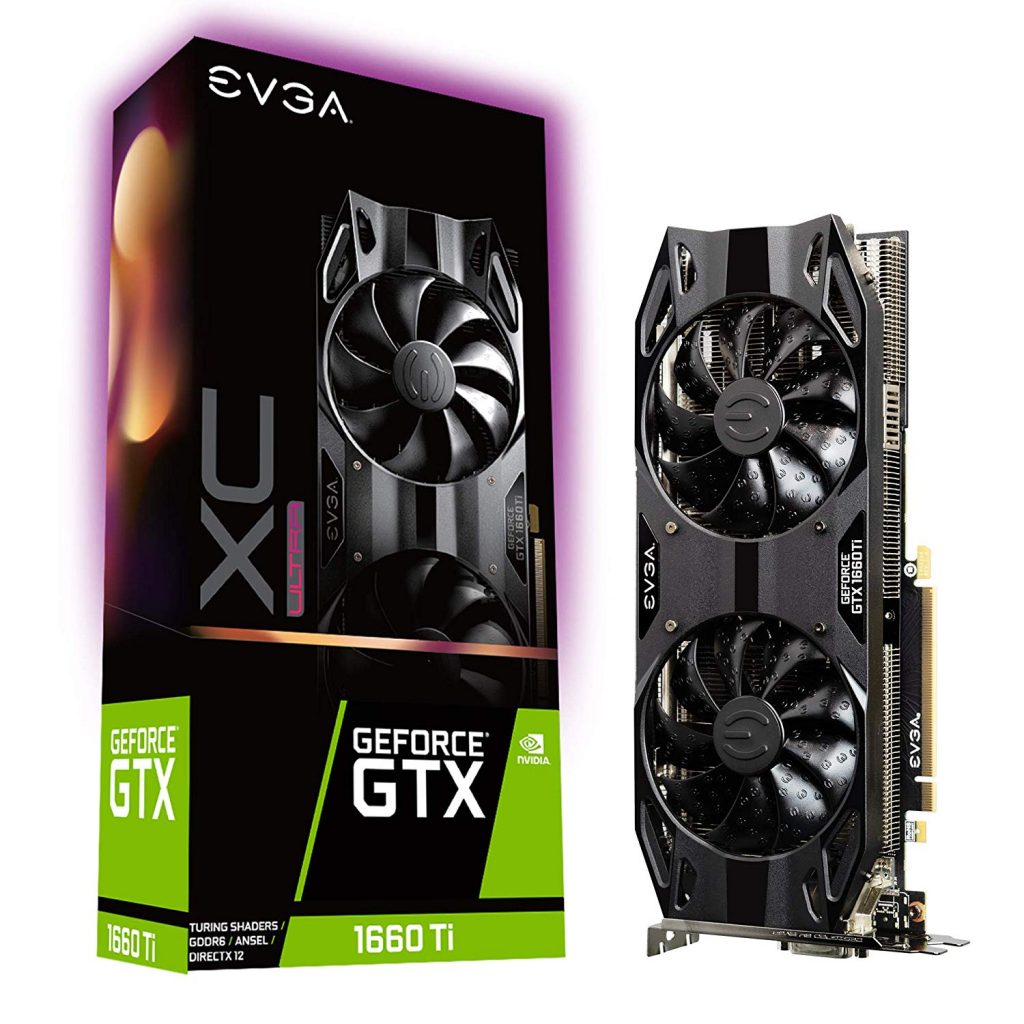 EVGA GeForce GTX 1660Ti XC 6 GB Gaming Graphics Card