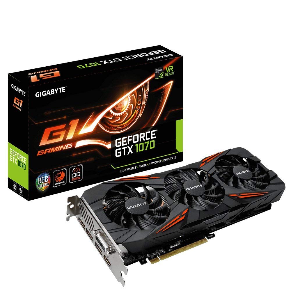 Gigabyte 8 GB GeForce GTX 1070 Graphics Card