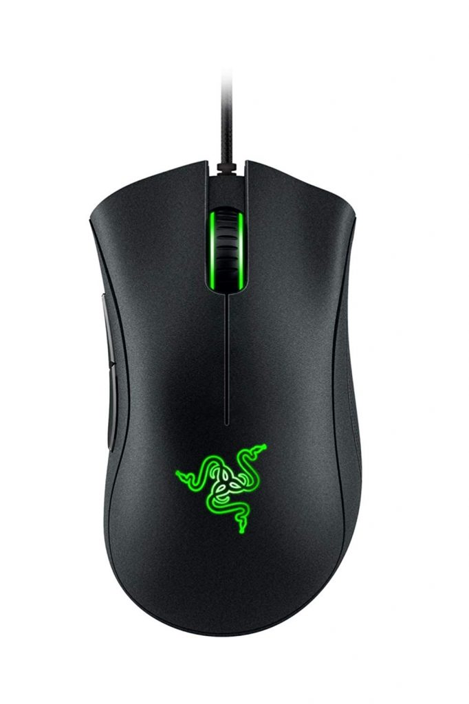 Razer DeathAdder Elite Gaming Mouse with Chrome RGB Lighting