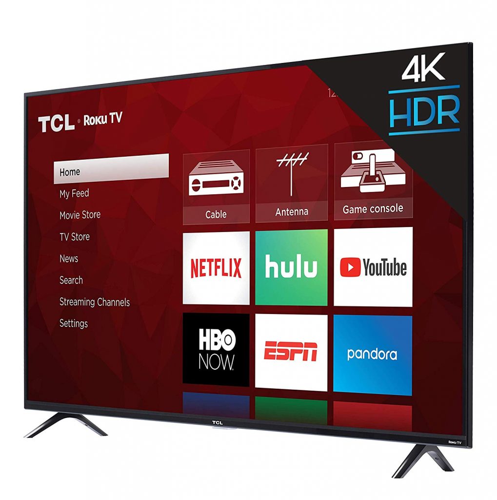TCL 43S425, 43 pulgadas 4K Ultra HD Smart Roku LED TV