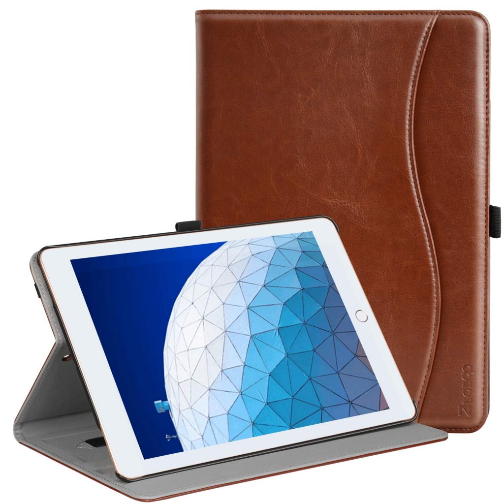 Funda Ztotop para iPad Air de 10.5 pulgadas con acabado de cuero premium