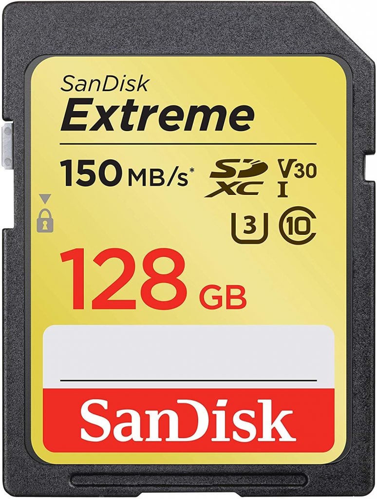 Tarjeta SD SanDisk Extreme SDXC de 128 GB