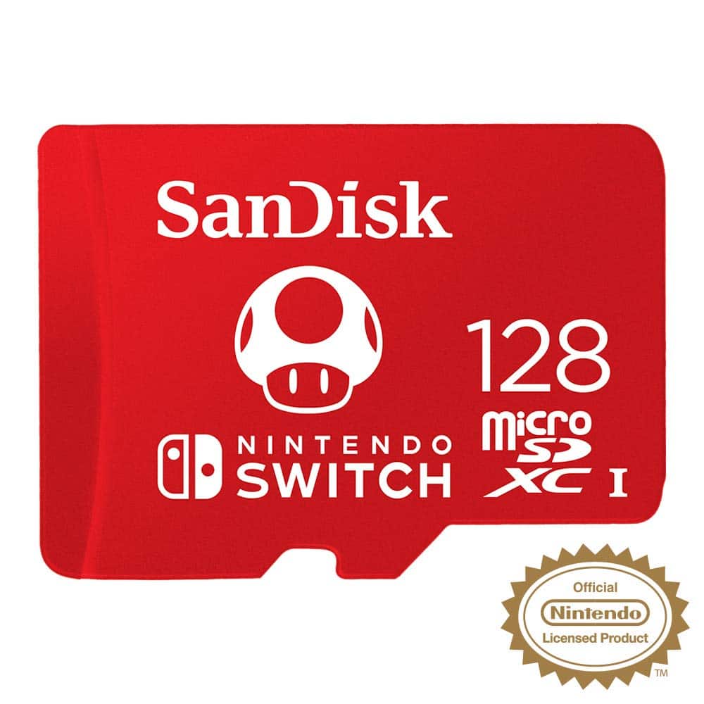 Tarjeta SanDisk MicroSDXC UHS-I de 128 GB para Nintendo Switch