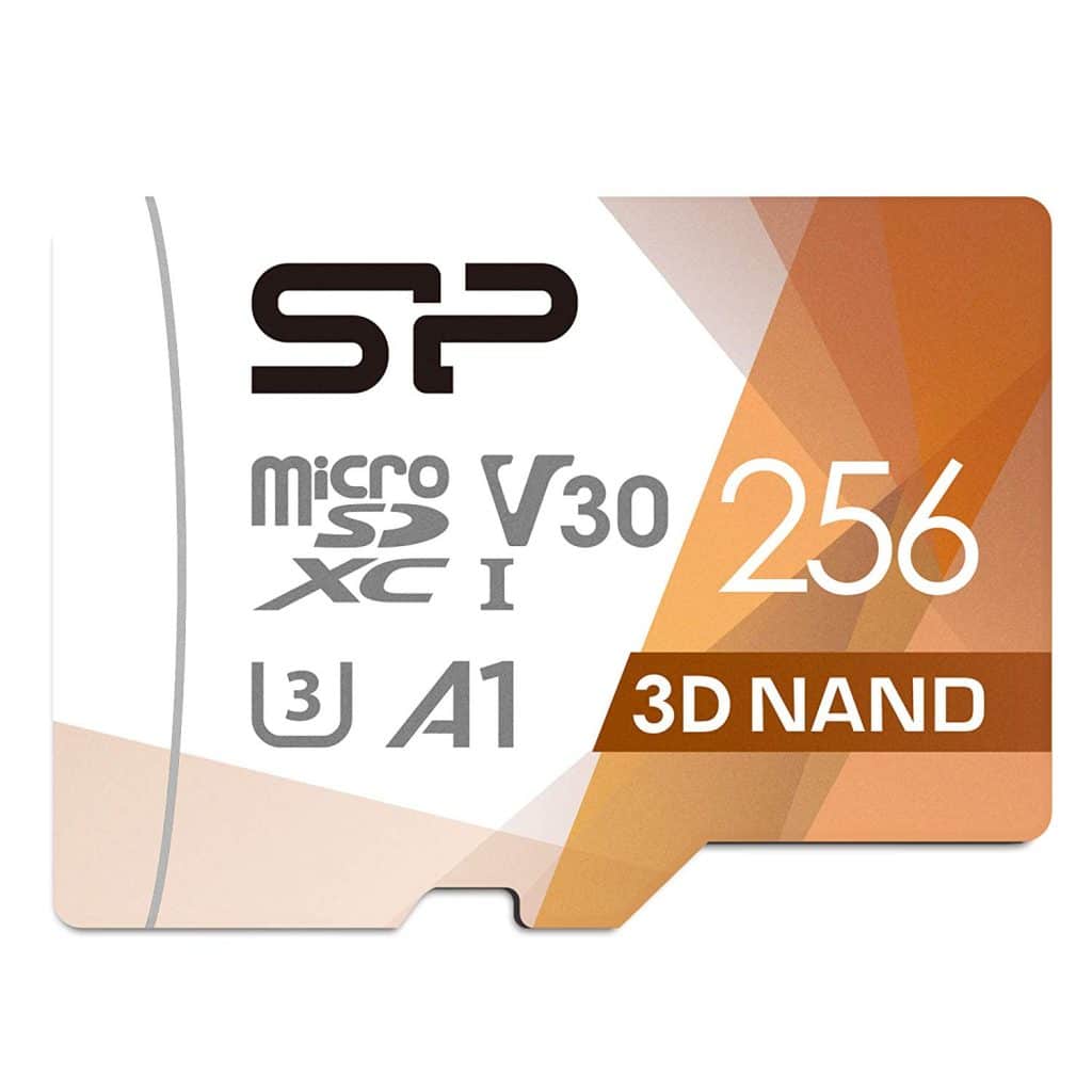 Tarjeta Micro SD Silicon Power de 256 GB Superior Pro