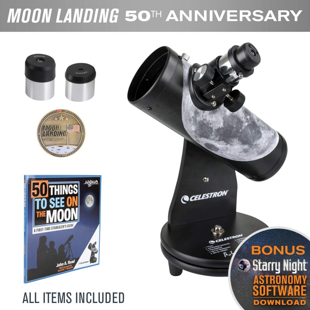 Celestron 76 mm Firstscope Apollo 11 Edition