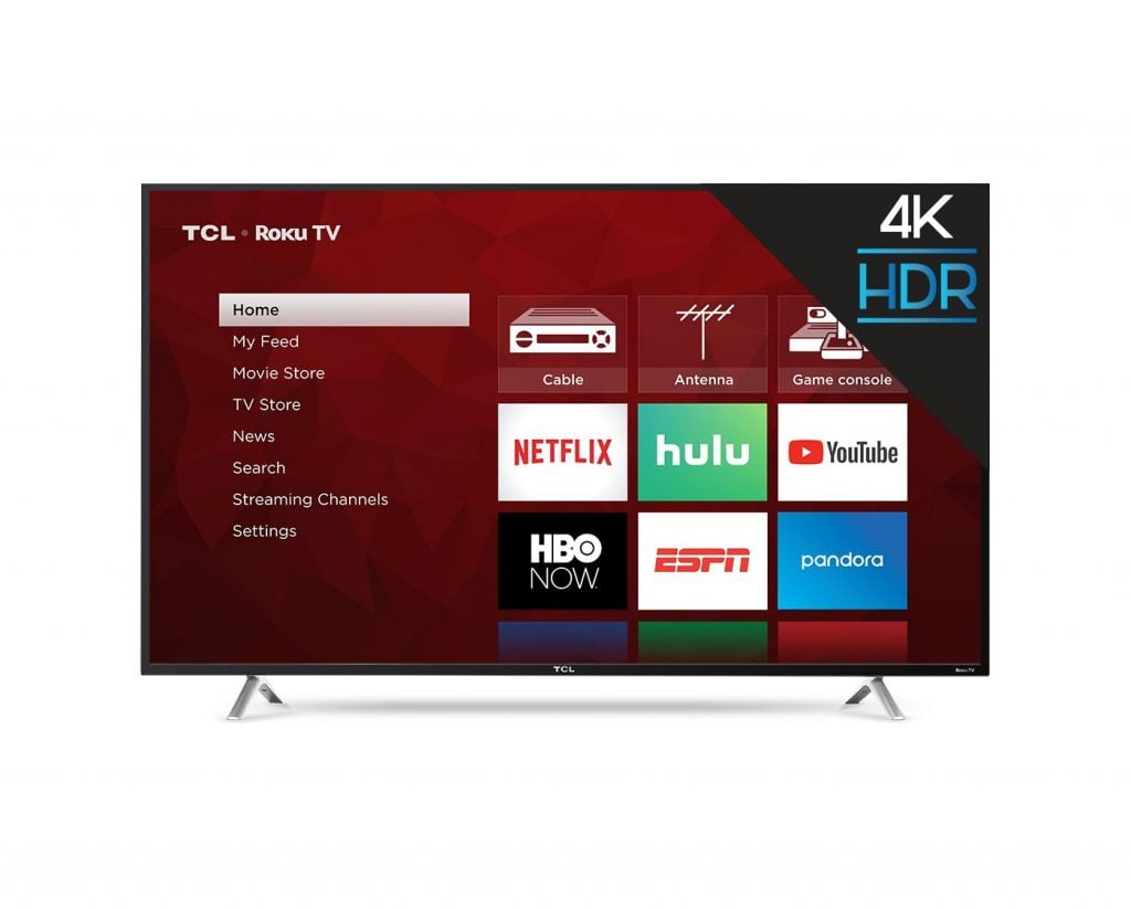 TCL Roku 55-inch 4K Smart HDR TV