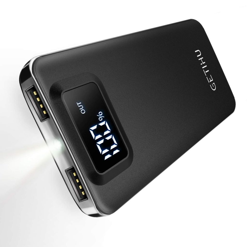 Getihu LED Digital Display Supporting Portable Charger