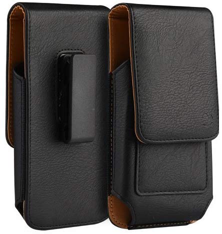 Hedocell Vertical Leather Pouch Phone Case with Credit Card Storage