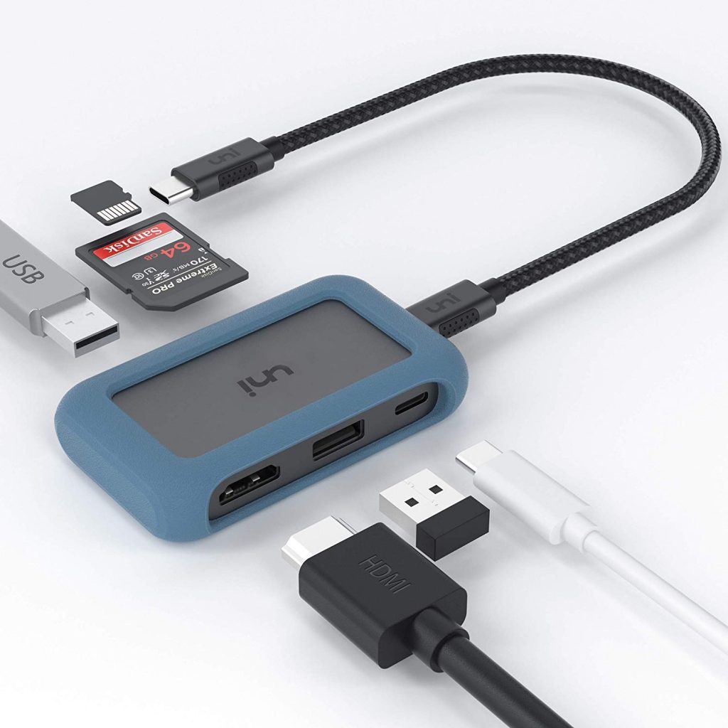 Uni USB C 6-in-1 Hub