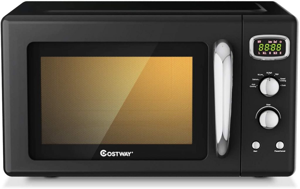 Costway Retro Countertop Microwave Oven