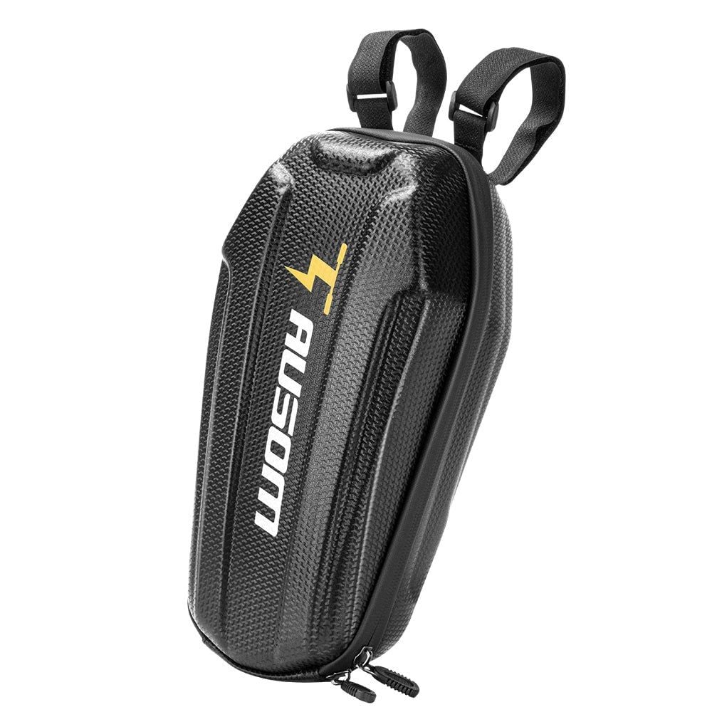 Ausom Branded Handlebar Bag with hard shell and mounting straps