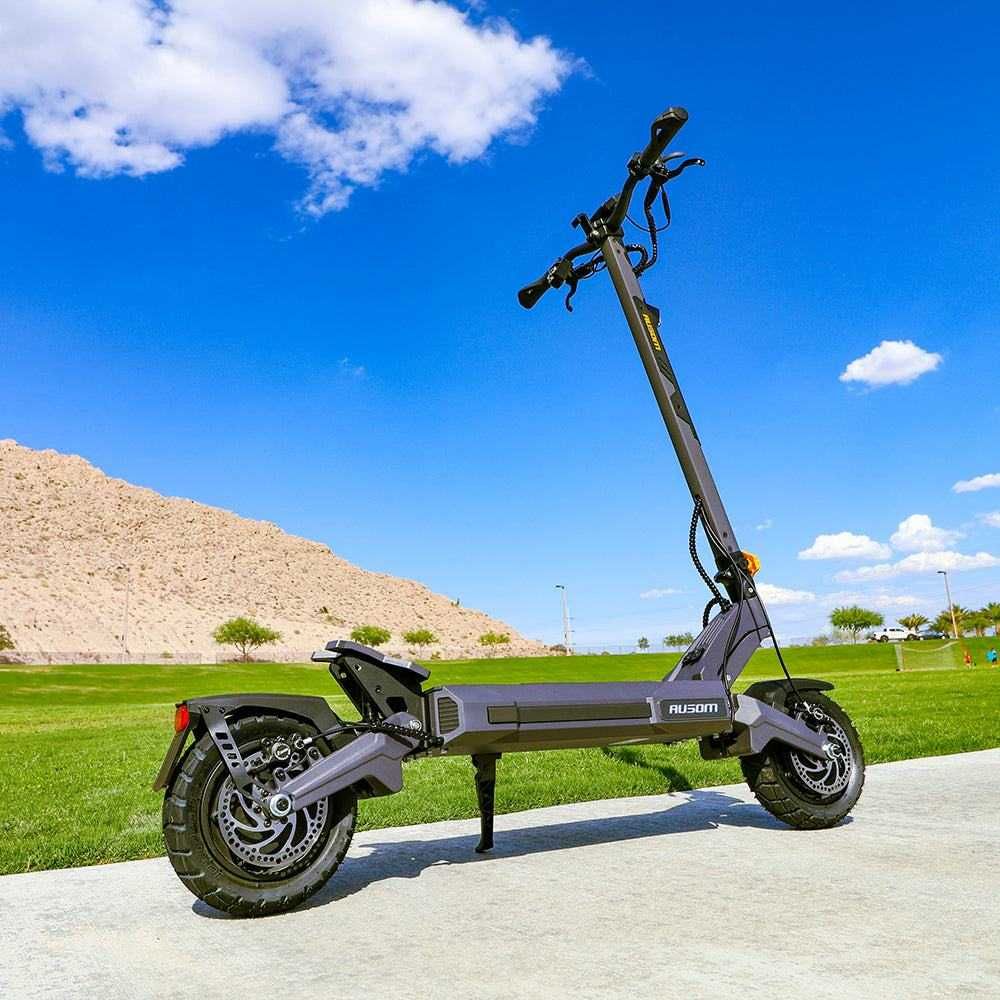 Ausom DT2 Pro electric scooter photographed outdoors