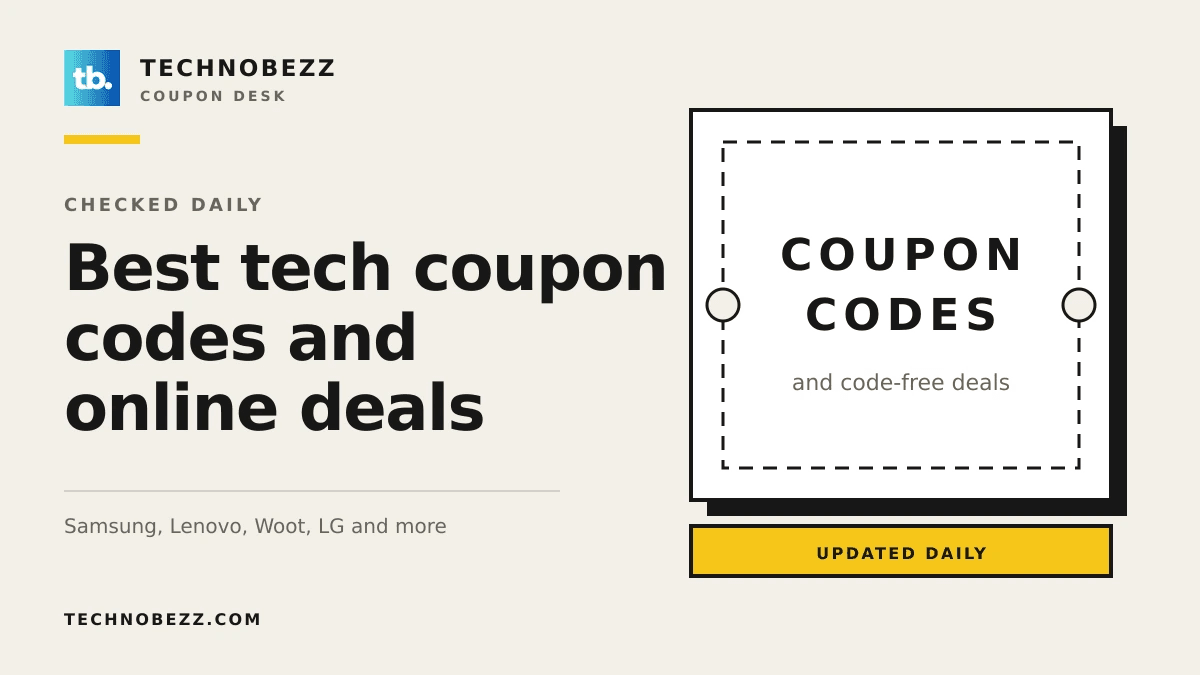 Best tech coupon codes and online deals