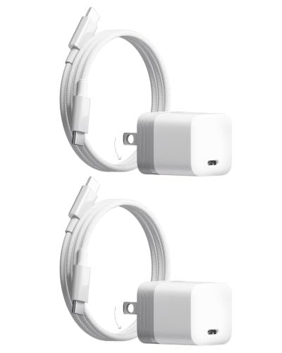 CUKTECH 40W GaN Charger with Cables (2-pack)