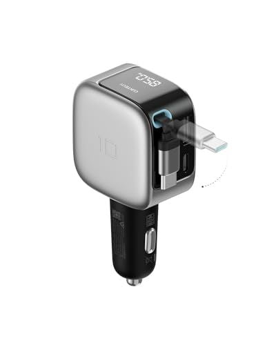 CUKTECH 85W Retractable Car Charger