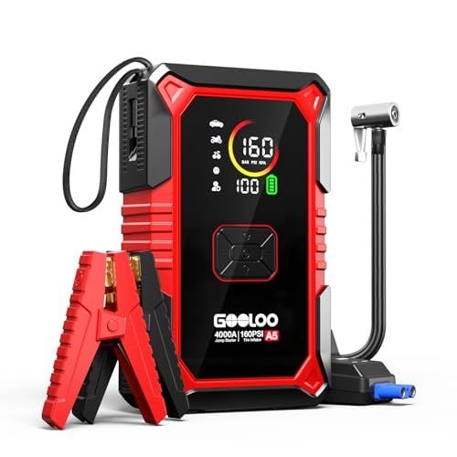 GOOLOO A5 Jump Starter with Air Compressor