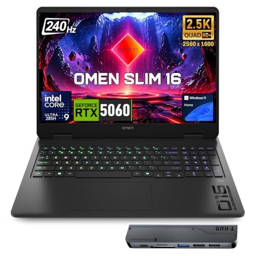 HP OMEN 16 Slim (Core Ultra 9, RTX 5060)