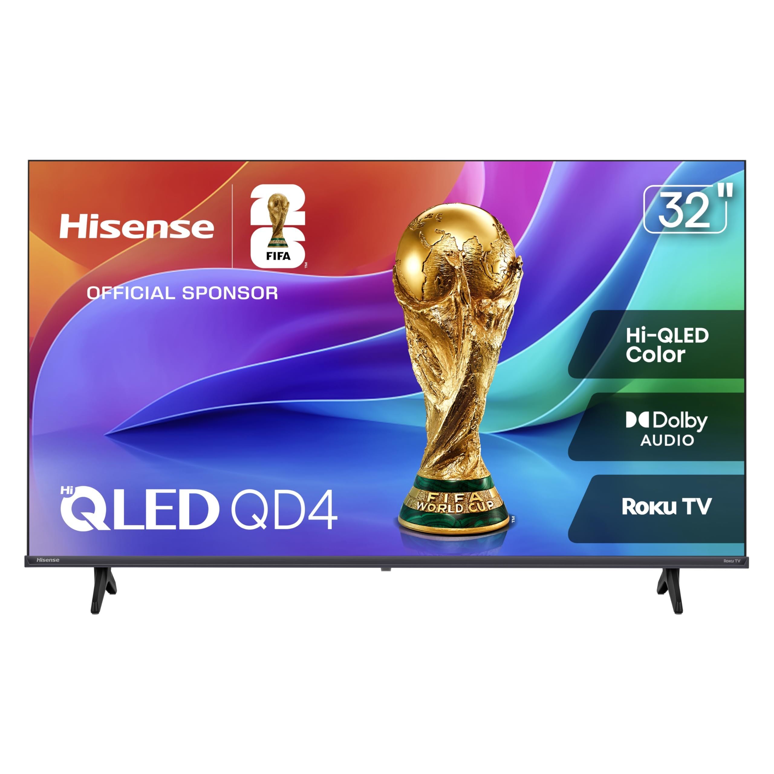 Hisense 32-Inch Class QD4SR Series Hi-QLED HD Smart Roku TV (32QD4HSR