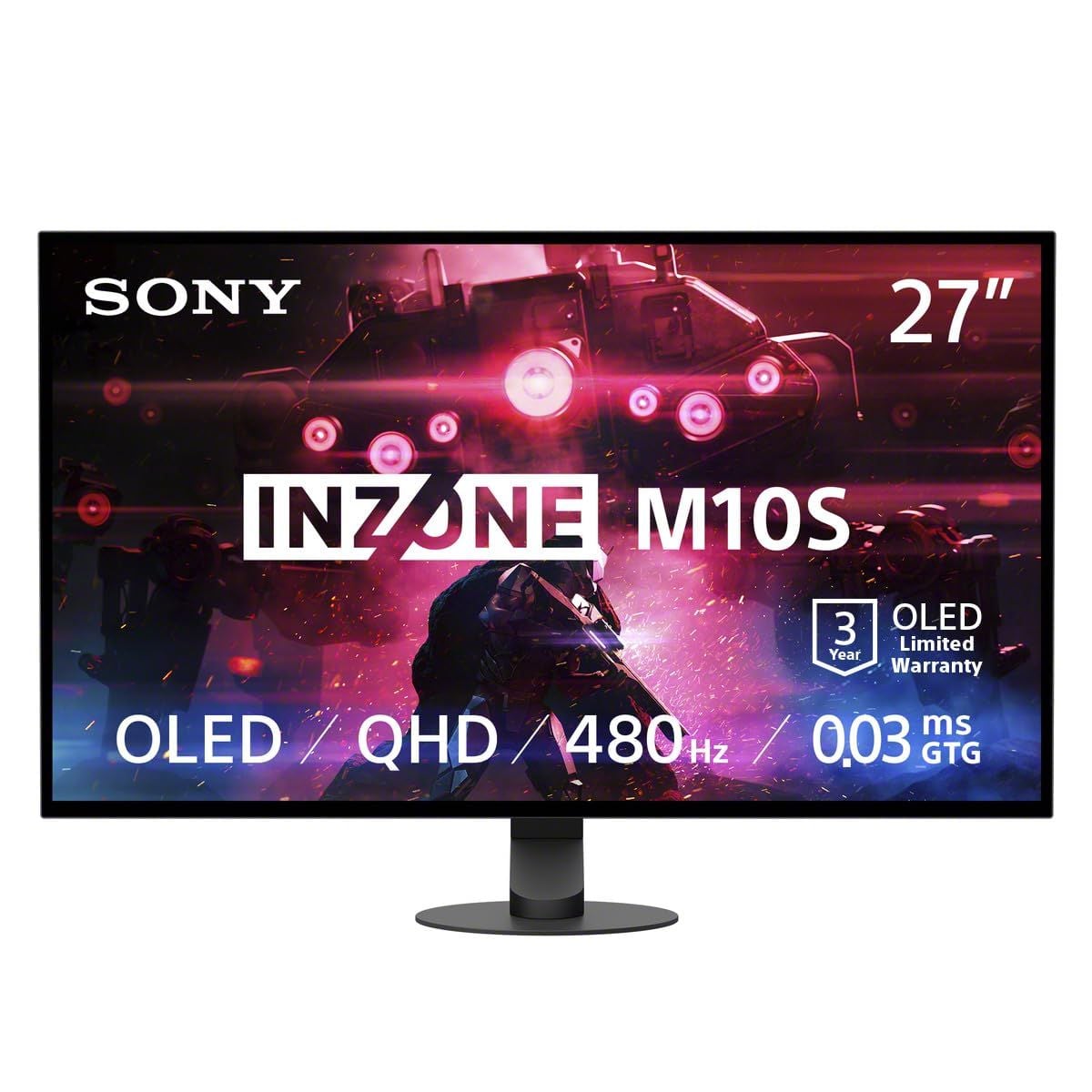 Sony INZONE M10S 27” OLED 1440p Gaming Monitor 480Hz 0.03ms