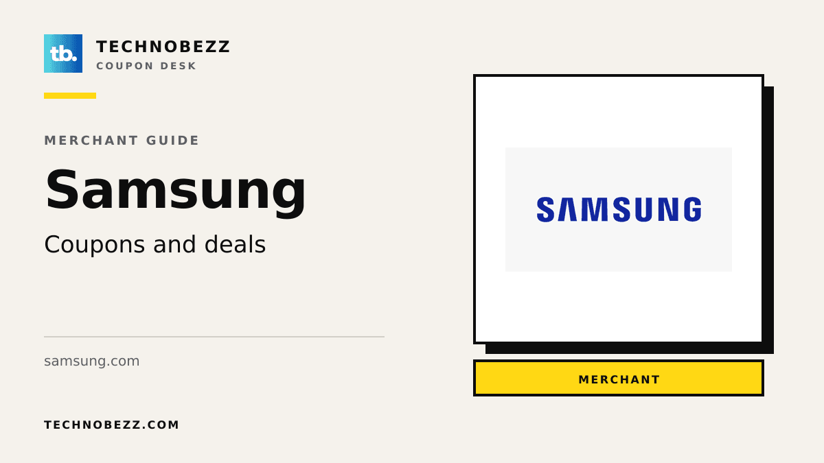 Samsung coupon codes and deals