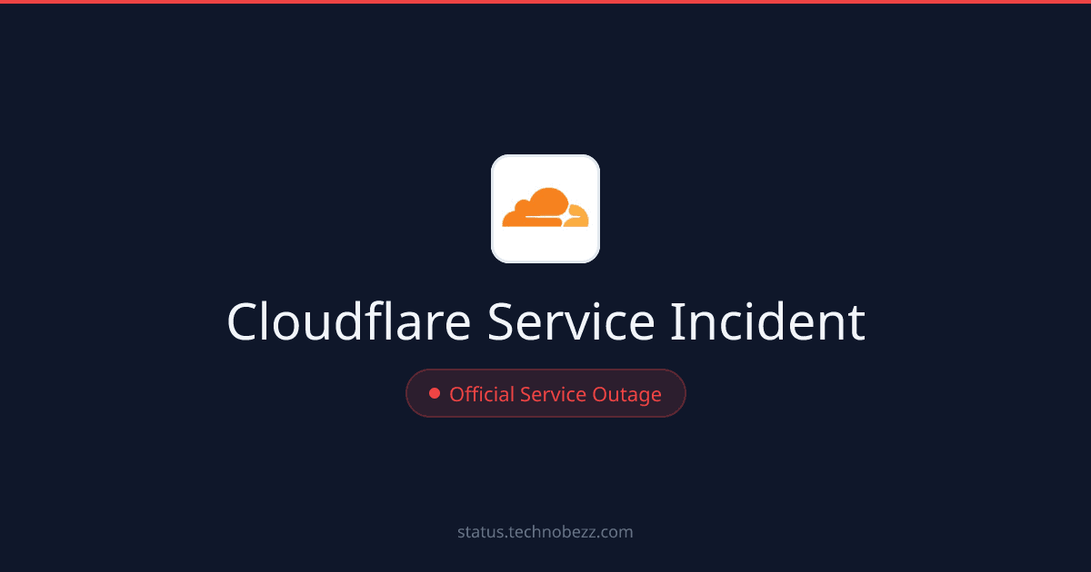 Cloudflare CDN Reports Increase in Errors