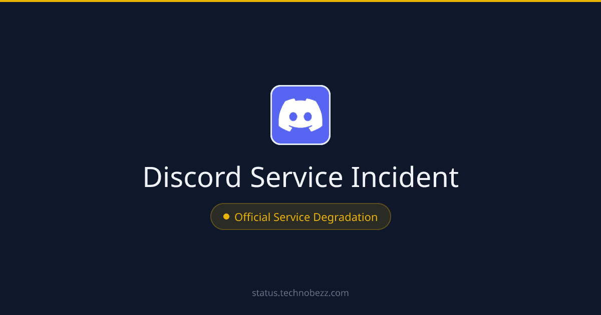 Discord Investigating Server Unavailability