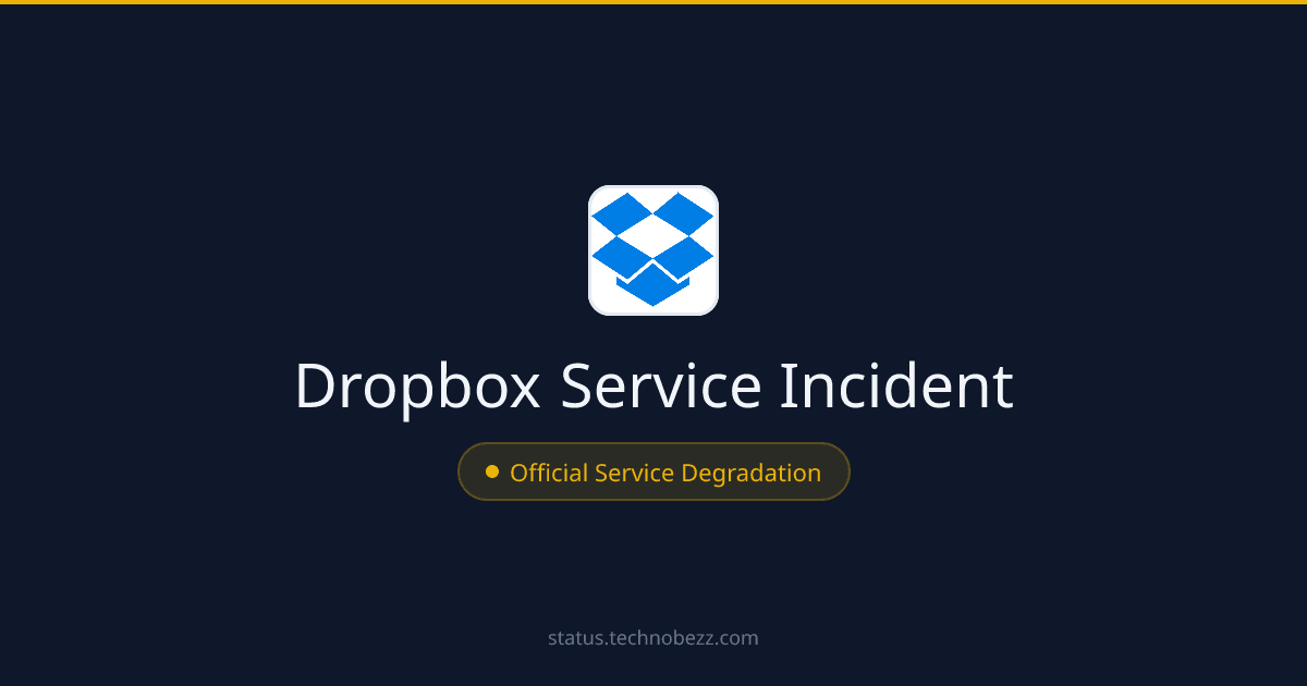 Dropbox Investigating Website Access Issues