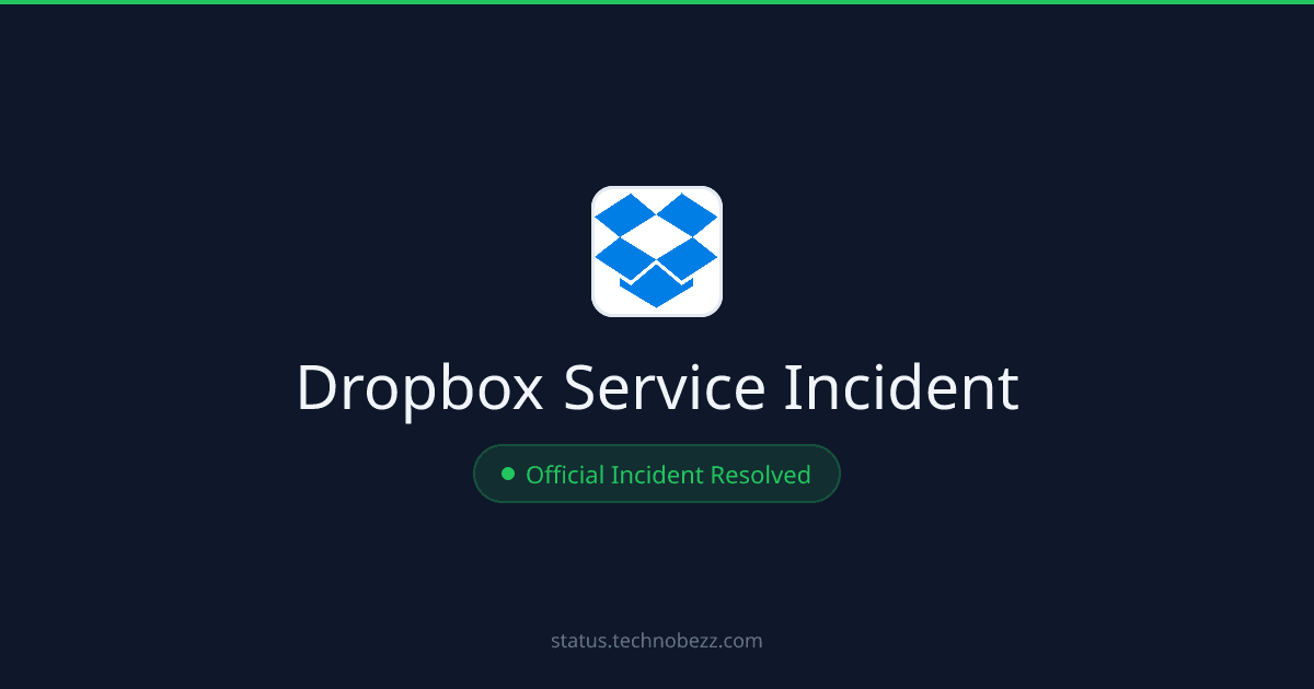 Dropbox Resolves Website Access Issue