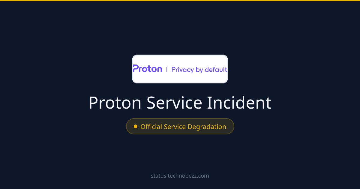 Proton Service Disruption Resolved