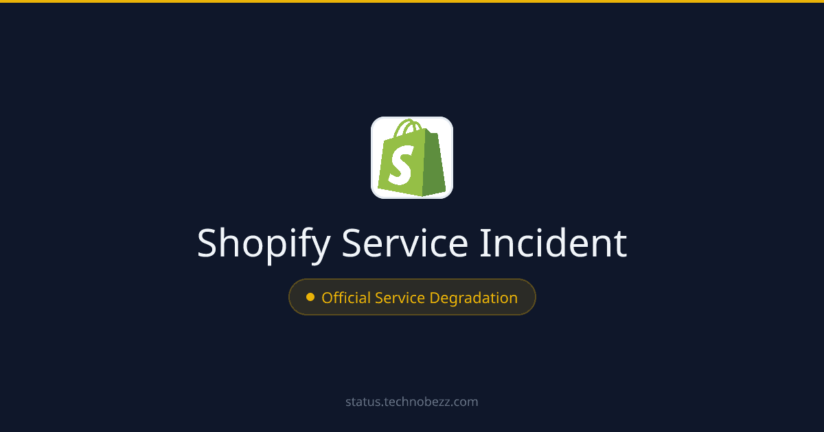 Shopify Admin Available as Mobile Admin Issues Continue